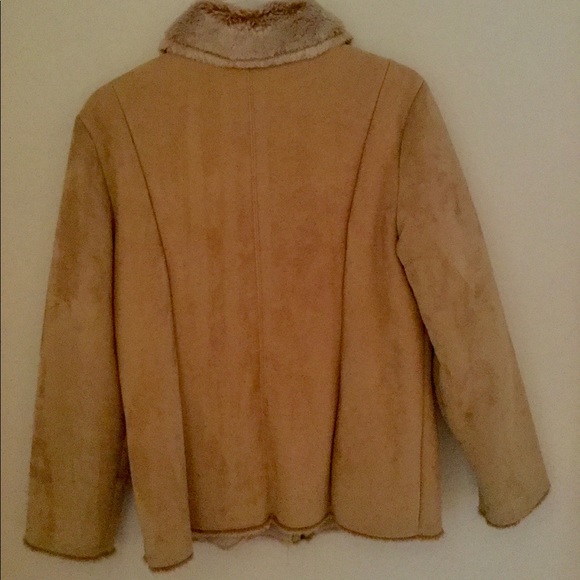 Bill Blass Sport faux suede fur lined coat - Picture 3 of 7